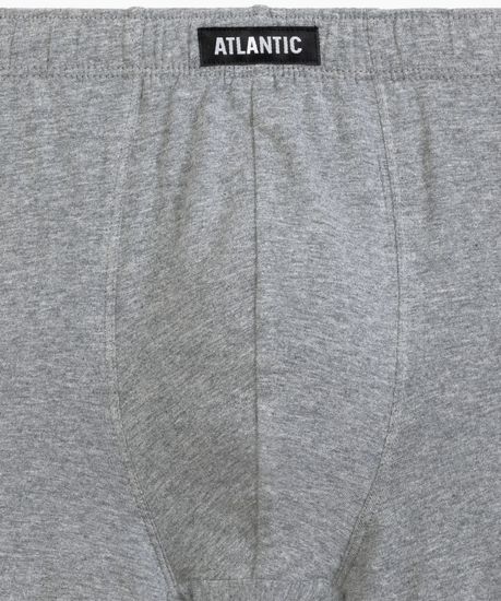 Трусы мужские боксеры (3 шт) Atlantic 3BMH-007, хлопок, черный + серый меланж + темно-серый меланж