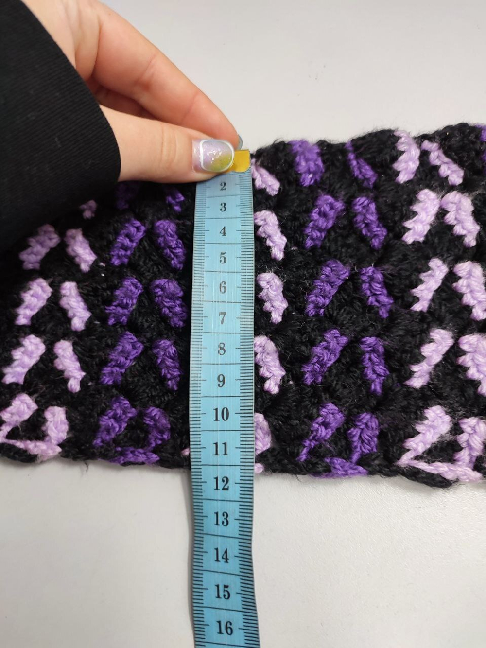 Шарф вязаный