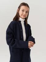 Кардиган для девочки в школу AT990 синий
