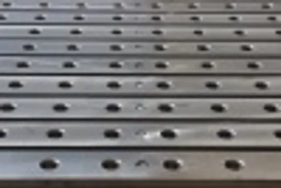 Сборочно-сварочный стол чугунный с бункером для сбора отходов, СЛОТ-СТОЛ