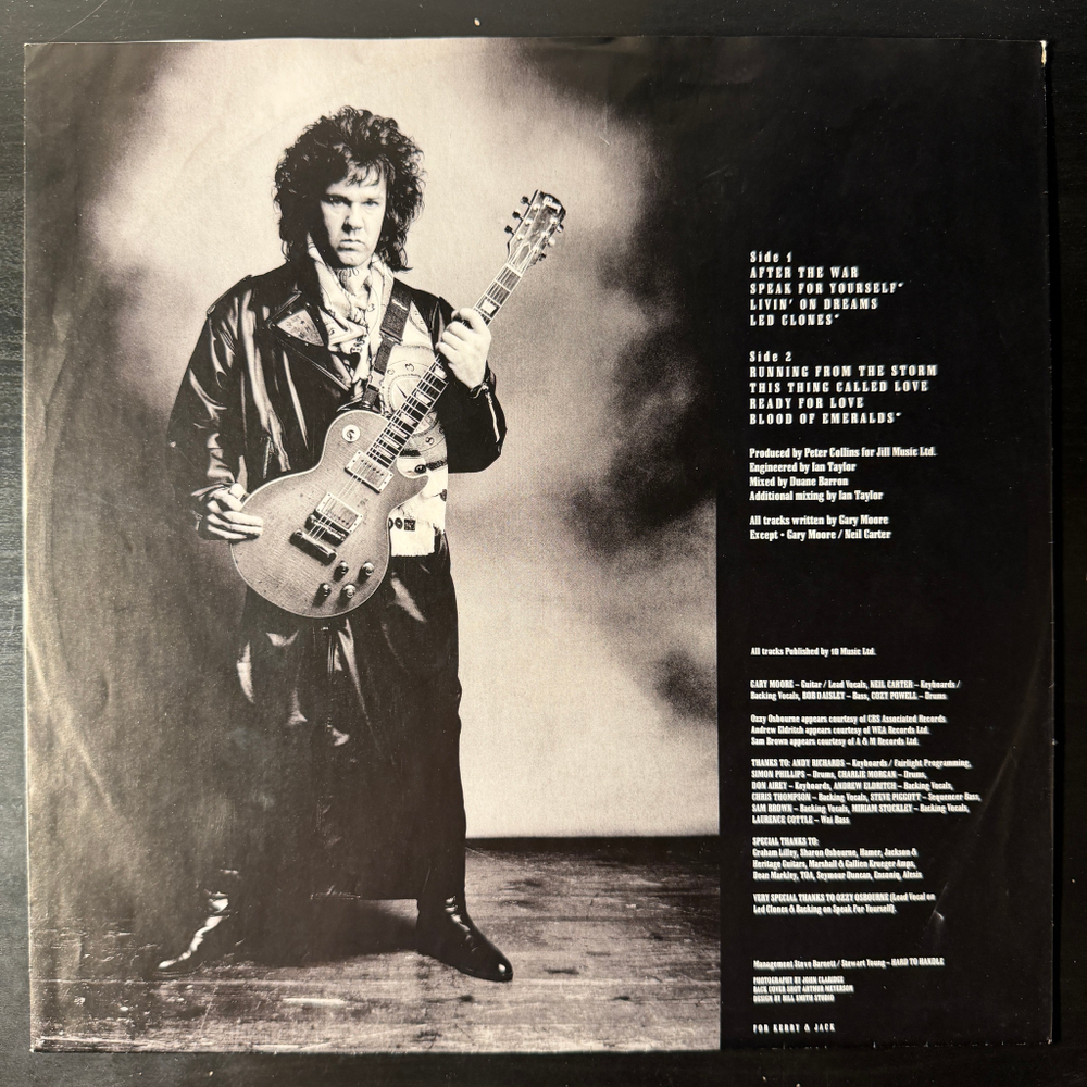 Gary Moore - After The War (Европа 1989г.)