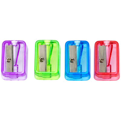 Точилка DELI "Little Singer" пластиковая, 1 отверстие, ассорти