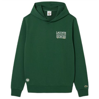 Мужская теннисная кофта Lacoste Roland-Garros Edition - green