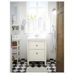 Тумба под умывальник - IKEA HEMNES/ХЕМНЭС ИКЕА, 60x83 см, белый