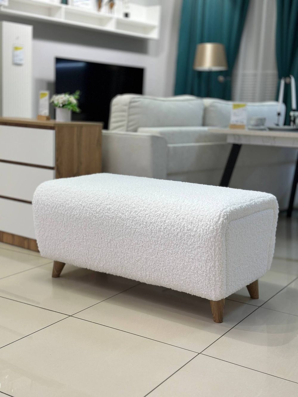 Банкетка Панда, г.Салават (Барашек белый)