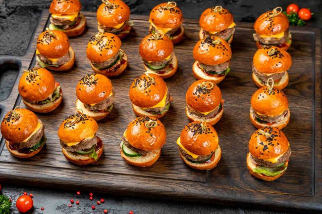 Мини-бургер с индейкой, 20 шт.