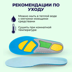 Мужские и женские гелевые стельки для обуви при боли в ногах, отеках и занятиях спортом