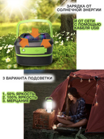 Фонарь на солнечной батарее
