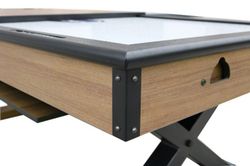 Аэрохоккей «Superior» 7 ф со столешницей, в комплекте аксессуары (221 x 120 x 82 см,мореный дуб)