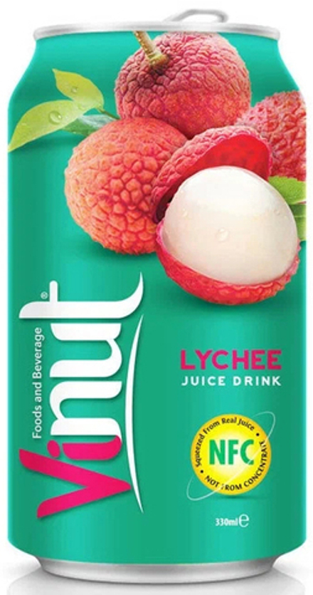 Сокосодержащий Напиток Винут Личи / Vinut Lychee Juice Drink 0.33 - банка