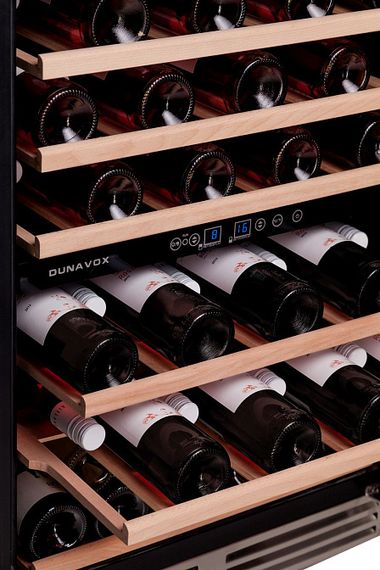 Винный холодильник Dunavox DX-51.150DBK/DP