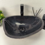 Каменная раковина из речного камня RS-04942 (50*38*14) 0856 из натурального камня