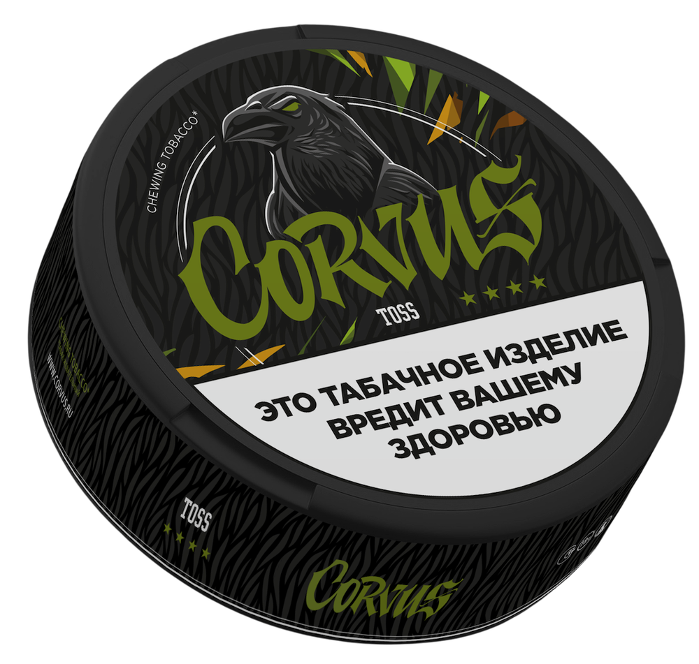 М. Жевательный табак CORVUS Toss (Холодная мята)