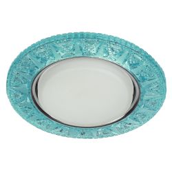 DK LD22 BL/WH Светильник ЭРА декор cо светодиодной подсветкой Gx53, голубой | Встраиваемые LED светильники