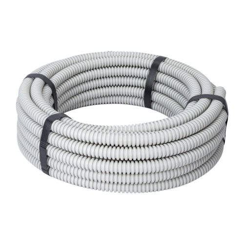 ЭРА Труба гофрированная ПВХ серый d16мм с зондом легкая (бухта 10м) GOFR-16-10-PVС 3572