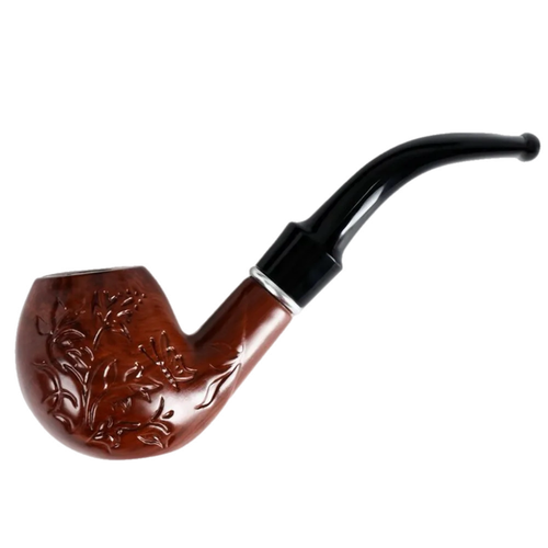 Трубка "Командор", классическая (ажурная, коричневая)