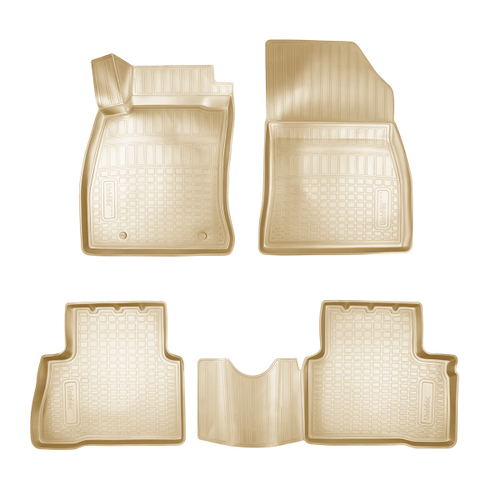 Ковры в салон Norplast/Unidec для Nissan Juke (2010-)Полиуретан,Бежевый, арт.NPL-Po-61-10-B