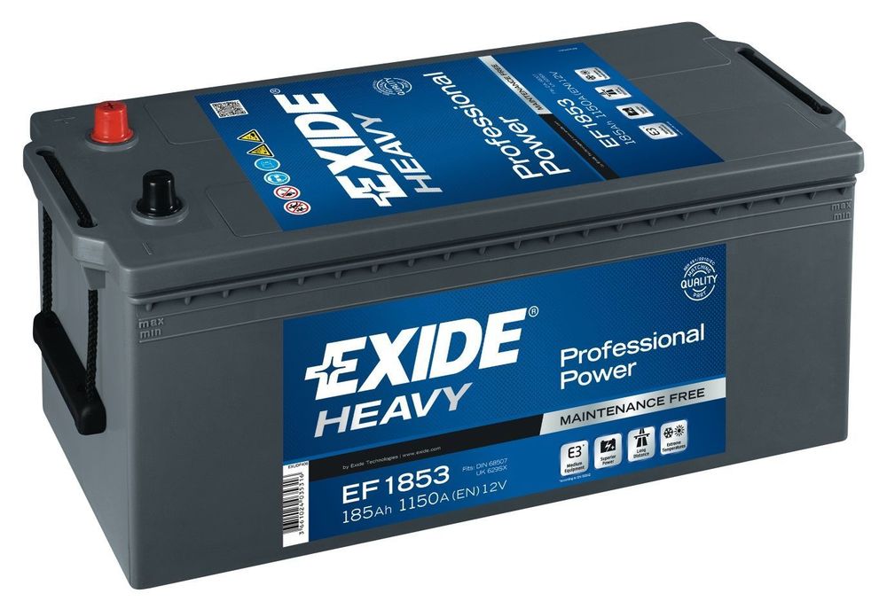 Exide Heavy Professional Power 6СТ- 185 ( EF1853 ) аккумулятор
