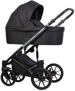 Детская коляска Riko Nano Thermo 3 в 1 с автокреслом Rant Cruise Grey 13 Black (черный)