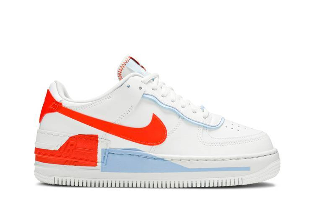 Кроссовки Nike Air Force 1 Shadow Se (Женская размерная сетка)