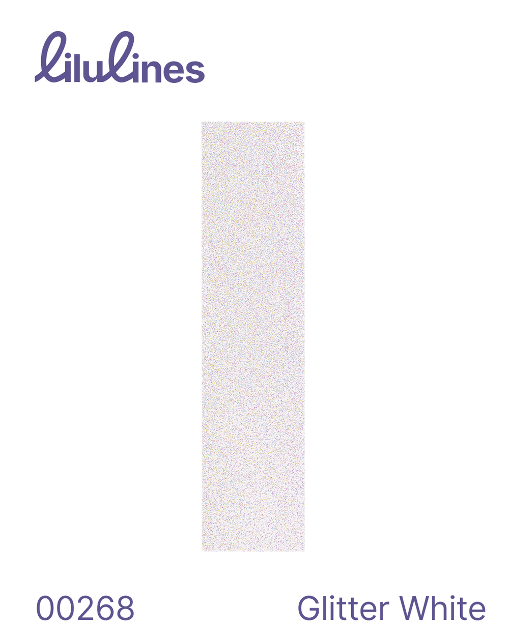 Обмотка для обруча и булав Pastorelli HOLOGRAPHIC & GLITTER WHITE 00268 50см