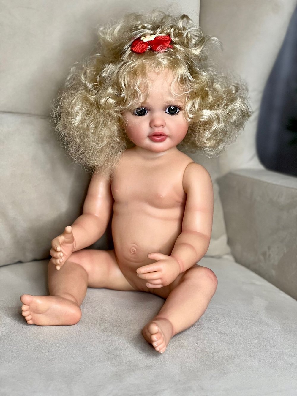 Кукла Реборн виниловая 55см в пакете (FA-169)