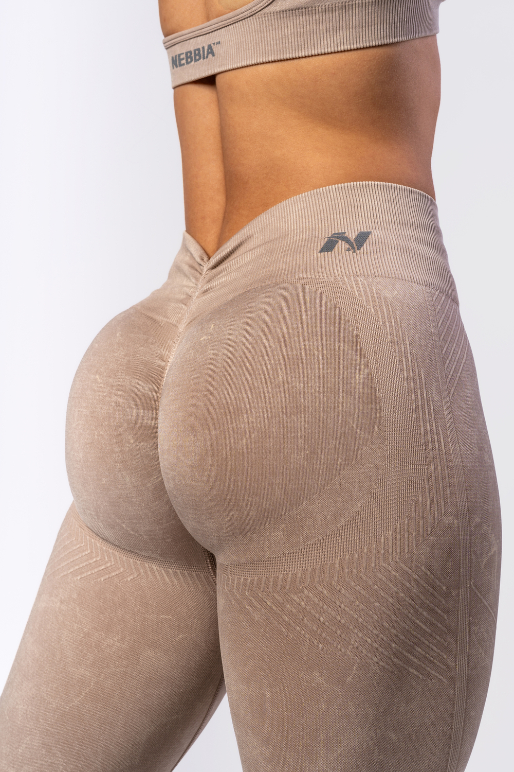 Леггинсы High Waisted Push-Up Leggings TOTALLY SEAMLESS 303 Кремовые