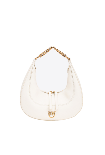 MINI BRIOCHE BAG HOBO - white/gold
