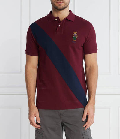 Поло POLO RALPH LAUREN - бордовый(710878637)