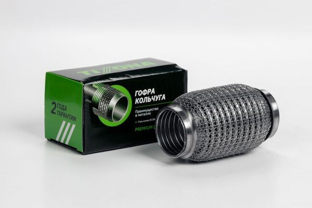 Гофра 45/120 (AISI 304 wire mesh, interlock) P45120WM