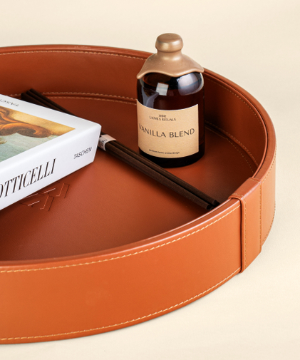 Поднос с логотипом DZADZA Коричневый