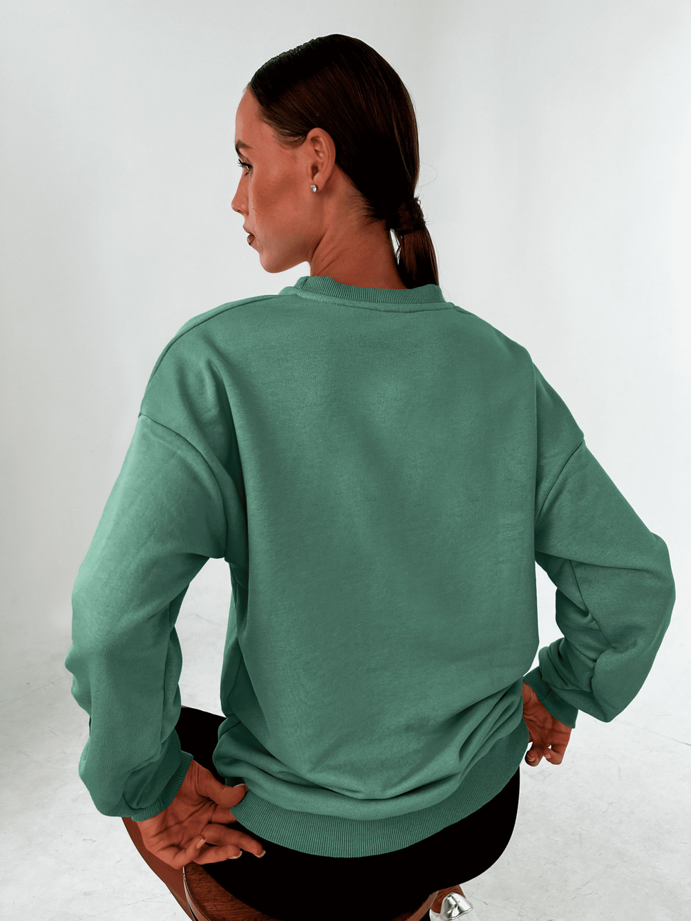 Свитшот женский оверсайз хлопок толстовка