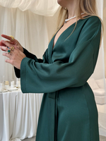 Платье Кимоно изумруд