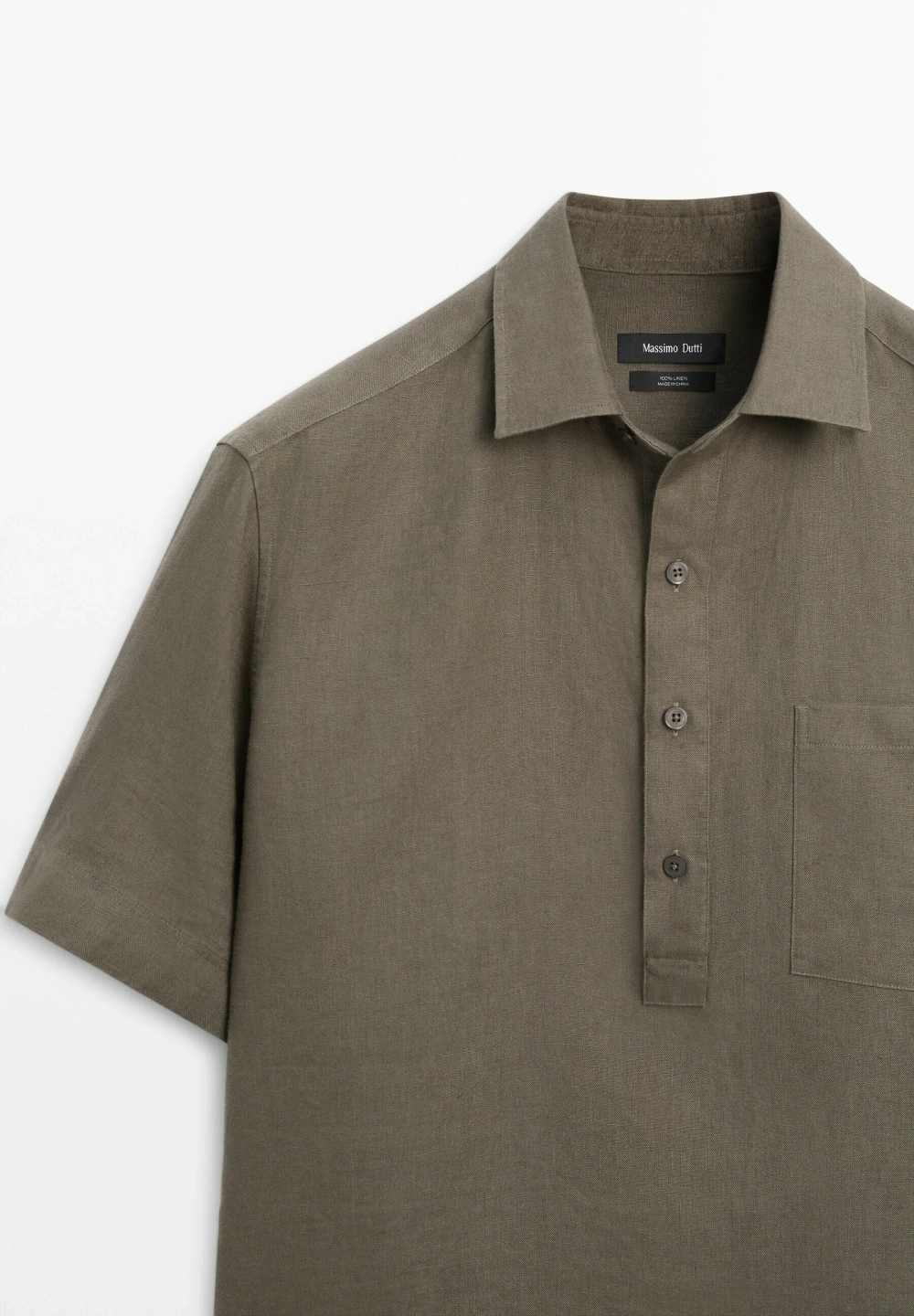РУБАШКА MASSIMO DUTI - dark green