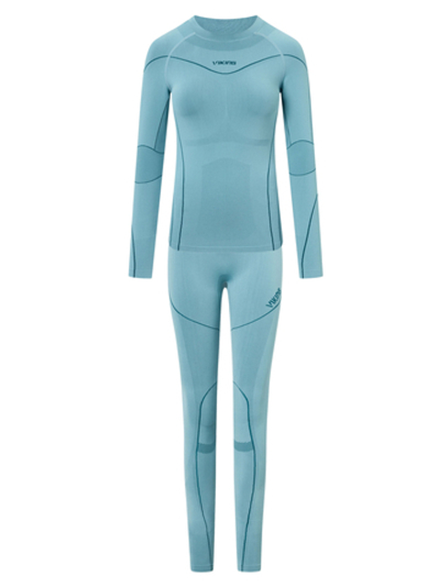 Комплект термобелья VIKING Gaja Turtle Neck Lady Set Turquise (US:L)