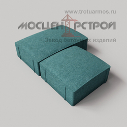  Тротуарная плитка Английский Булыжник 240/160х160х60