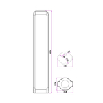 Ландшафтный светодиодный светильник Arte Lamp SUHAIL A1648PA-1BK