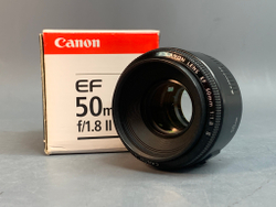 Canon 50mm 1.8 II внутри пылинки