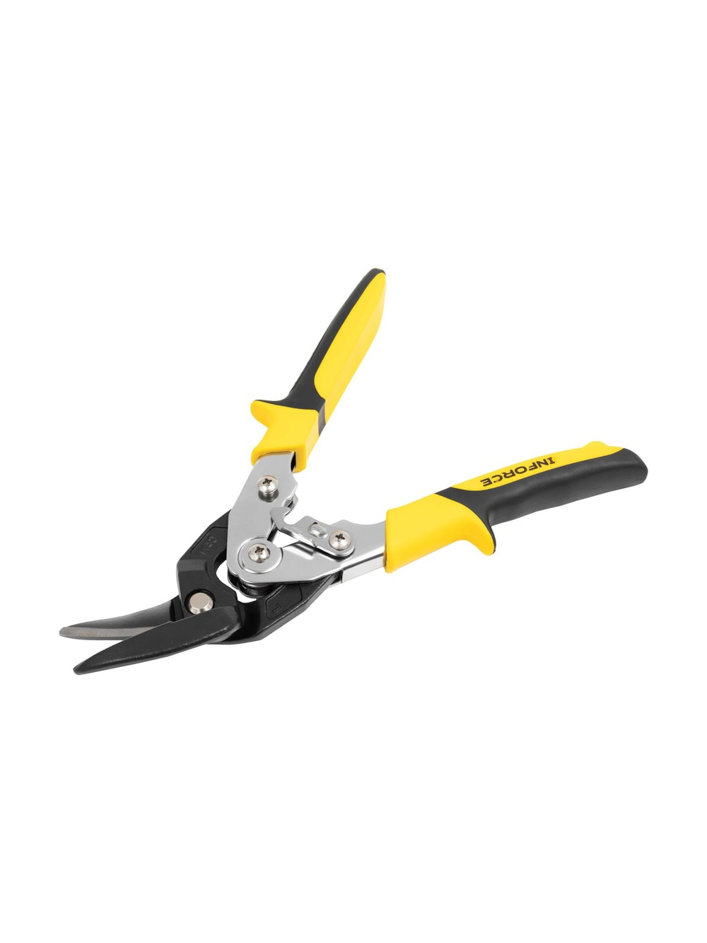 Усиленные ножницы по металлу Inforce с выносом, левые, 260мм 06-18-64