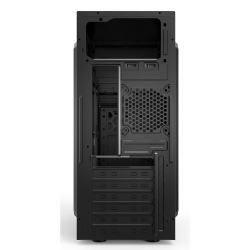 Корпус для компьютера CBR Корпус ATX Miditower E180, без БП, 2*USB 3.0, 2*USB 2.0, HD Audio+Mic, Black [PCC-ATX-E180-USB32-USB22-WPSU]