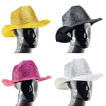 Шляпа ковбой блестит 52размер, 33см