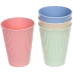 Стакан пластиковый «ЭкоЛайф» 300мл, микс цветов