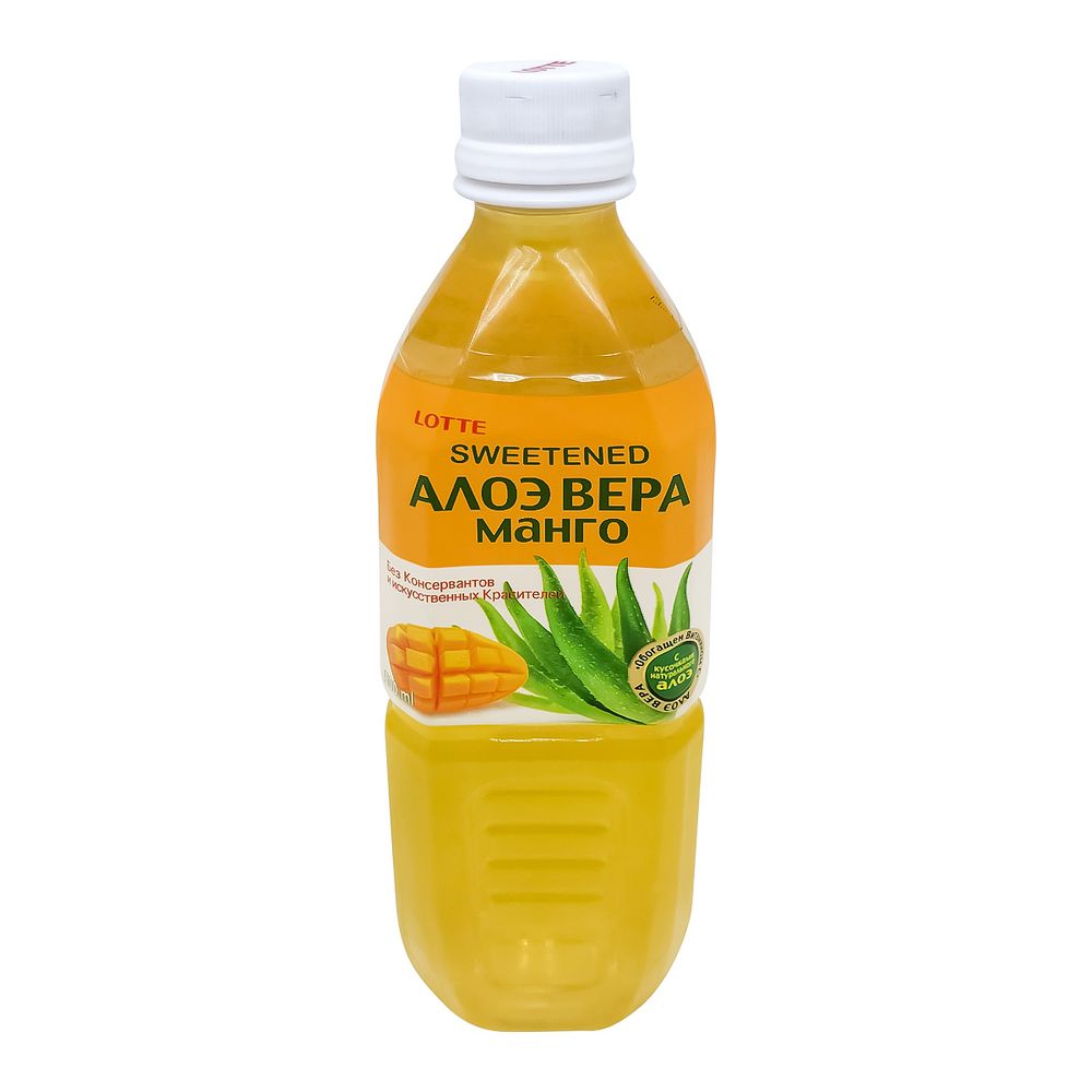 Напиток сокосодержащий LOTTE Aloe Vera Mango 500 мл