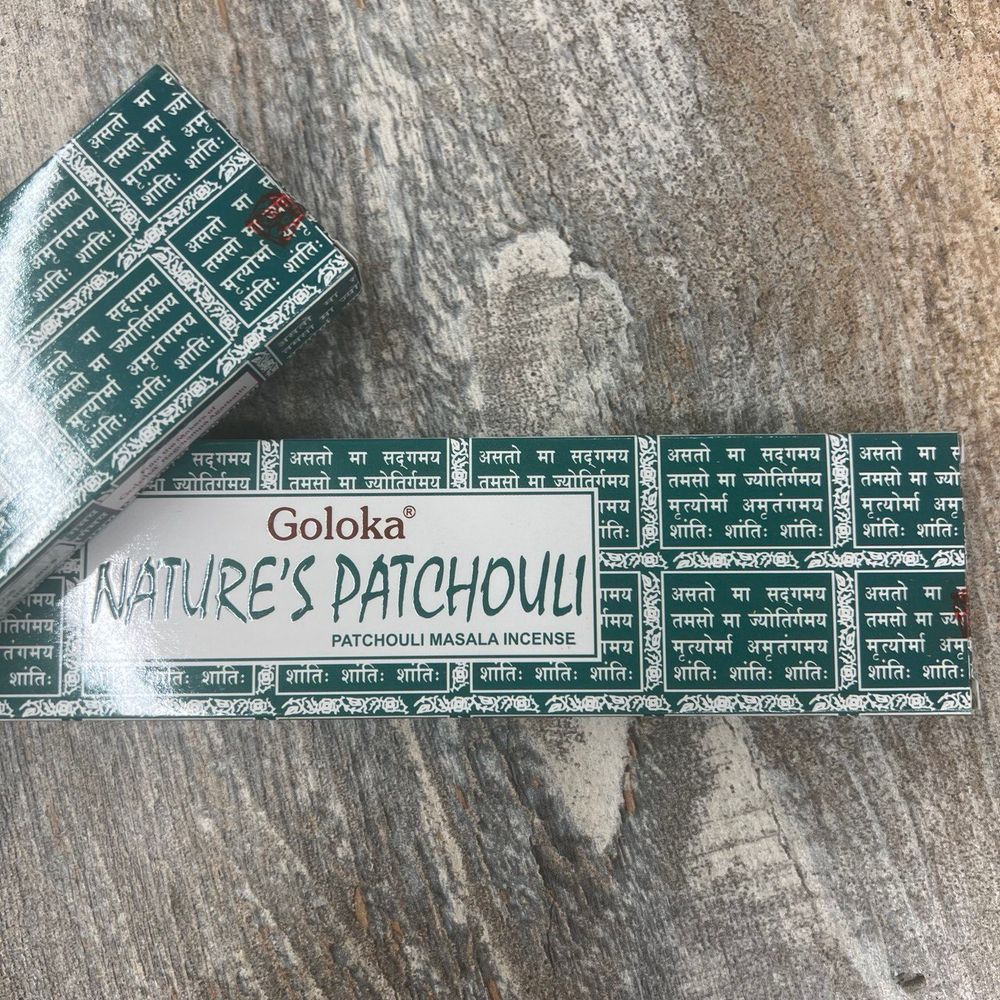 Goloka Nature&#39;s Patchouli Благовоние-масала Пачули 15 г