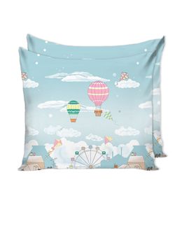 Наволочка комплект 2шт Сказка "Париж" 70х70 см, перкаль