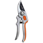 Секатор 15 мм, лезвие плоскостн, Plantic, P304, рук алюминий, 35304-01