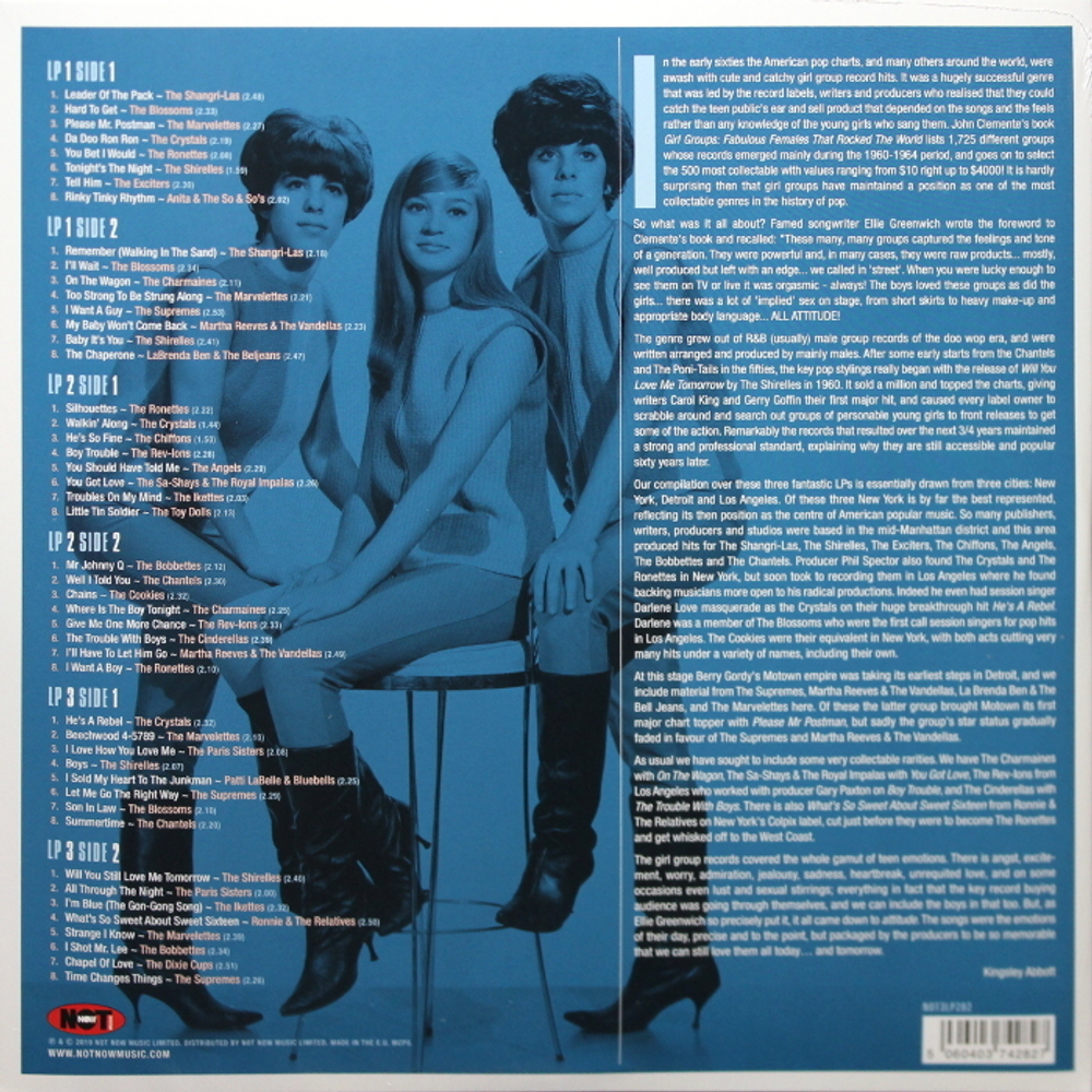 Сборник / Sixties Girl Group Classics (Coloured Vinyl)(3LP)