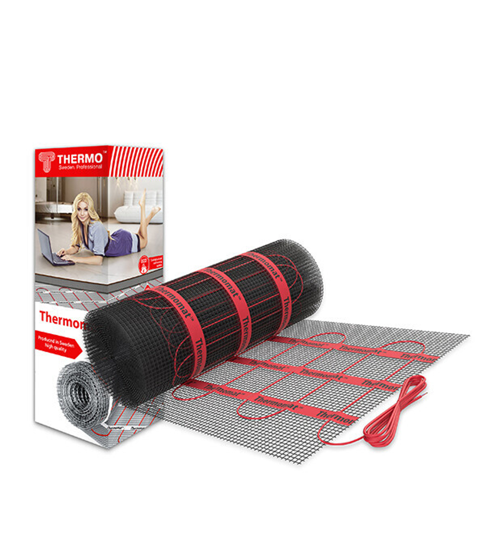 Теплый пол нагревательный мат Thermo Thermomat 6,6 кв.м 210 (1400) Вт