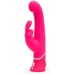 Розовый вибратор-кролик G-Spot Rechargeable Rabbit Vibrator - 24,1 см. (Цвет: розовый)