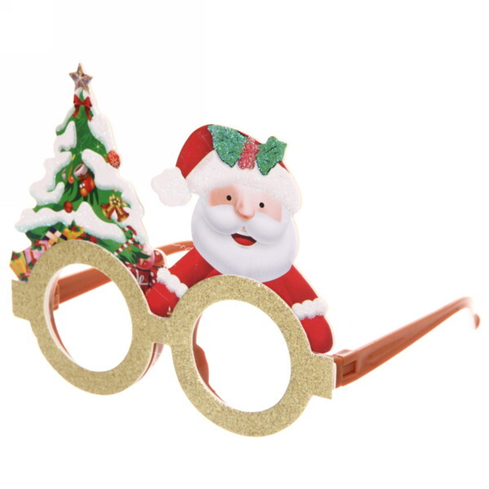 Очки карнавальные «С новым годом» 12*14 см, микс